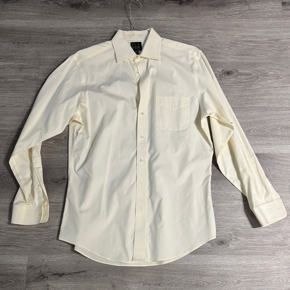 Jos. A. Bank Cream Dress Shirt